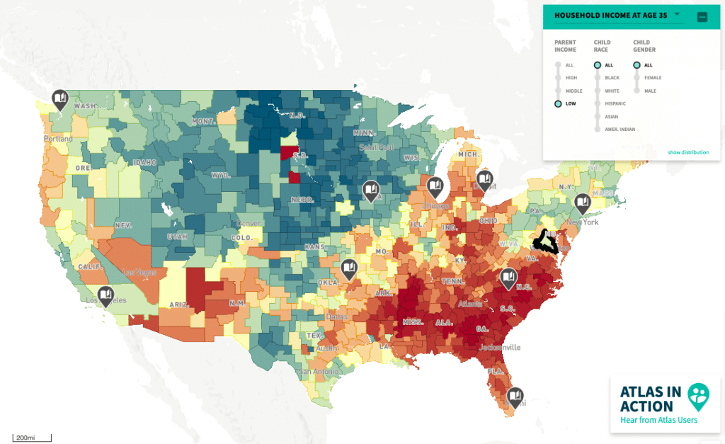 Opportunity Atlas of Best Neighborhoods